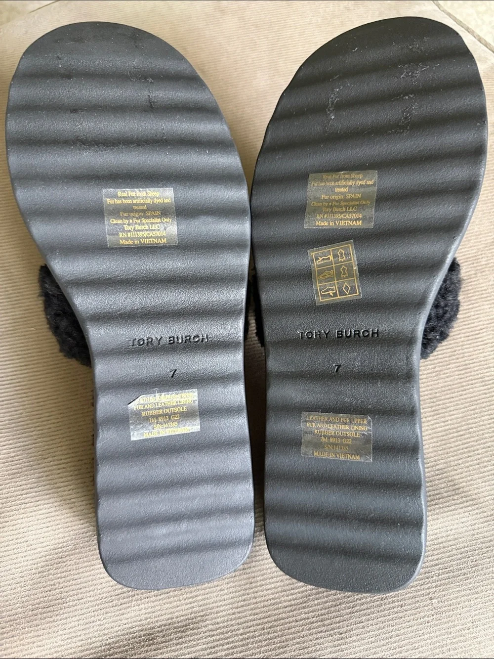 NWOB Tory Burch Suede & Shearling Slipper